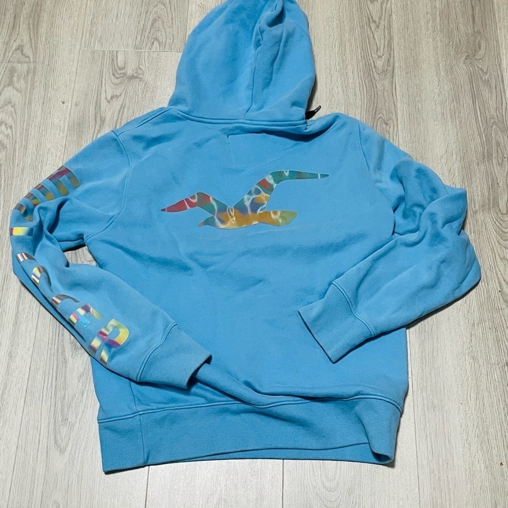 Hollister Hoodie with hologram logo Sz Medium - Picture 7 of 10